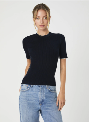 French Connection Mozza Short Sleeve Sweater