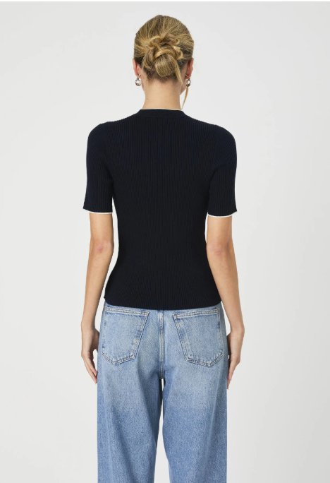 French Connection Mozza Short Sleeve Sweater