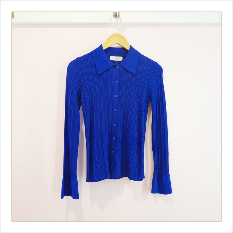 Greylin Elton Rib Knit Polo Shirt