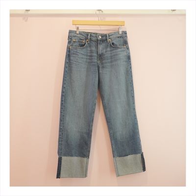 Mavi Savannah Cuffed Straight Leg Jeans