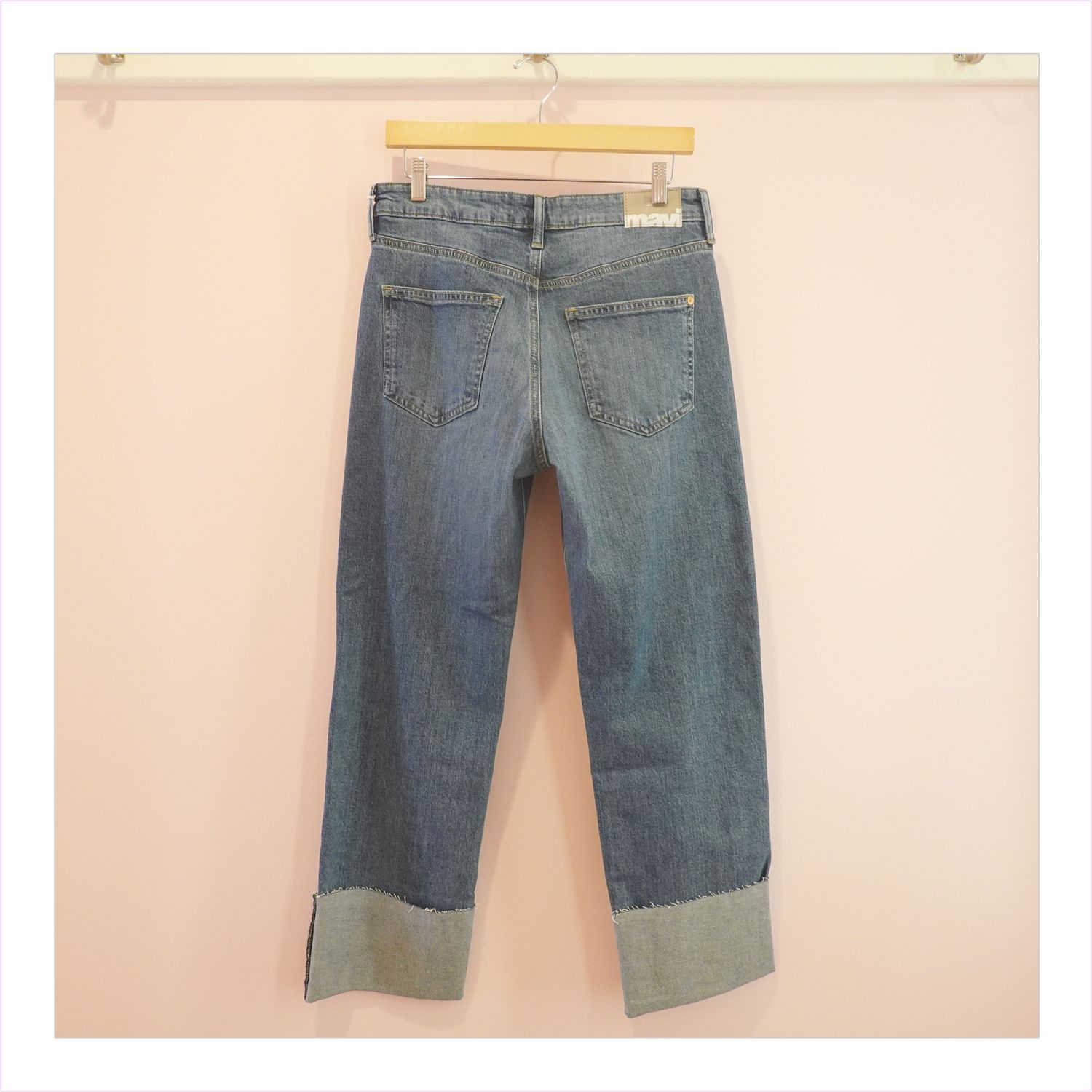 Mavi Savannah Cuffed Straight Leg Jeans