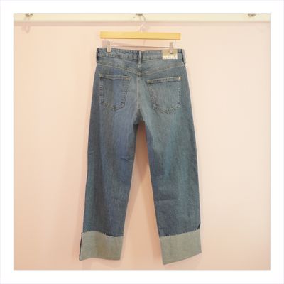Mavi Savannah Cuffed Straight Leg Jeans