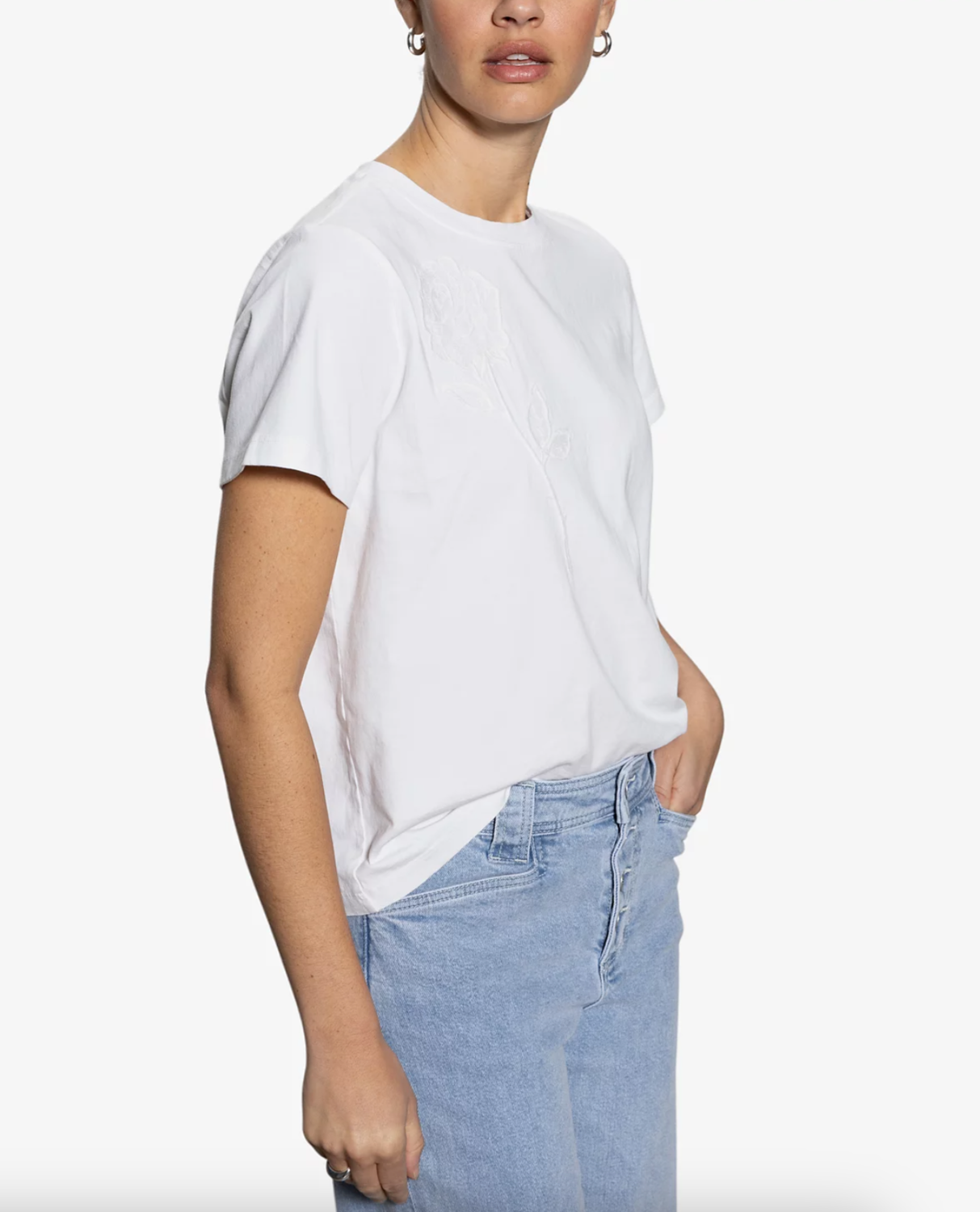 Sanctuary Rose Perfect Tee White