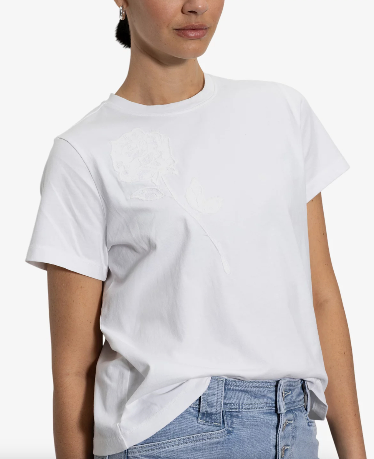 Sanctuary Rose Perfect Tee White