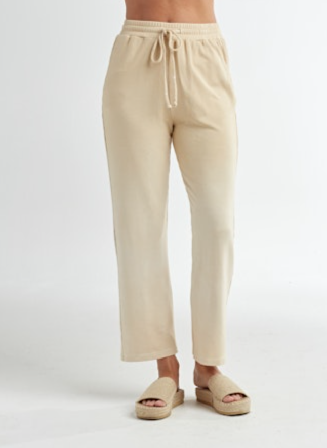 Red Haute Wide Leg Capri