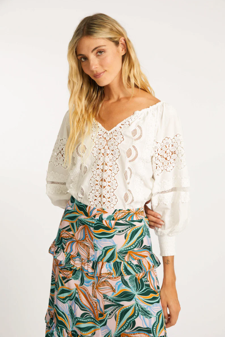 Caballero Collection Sybille Ivory Top