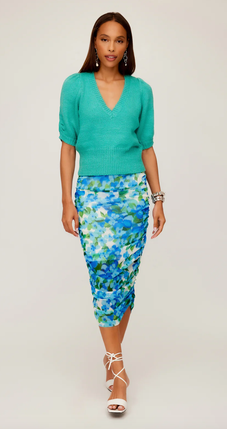 Fifteen Twenty Bennet Shirred Sleeve Sweater
