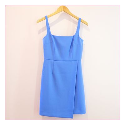 French Connection Whisper Strappy Envelope Skirt Dress