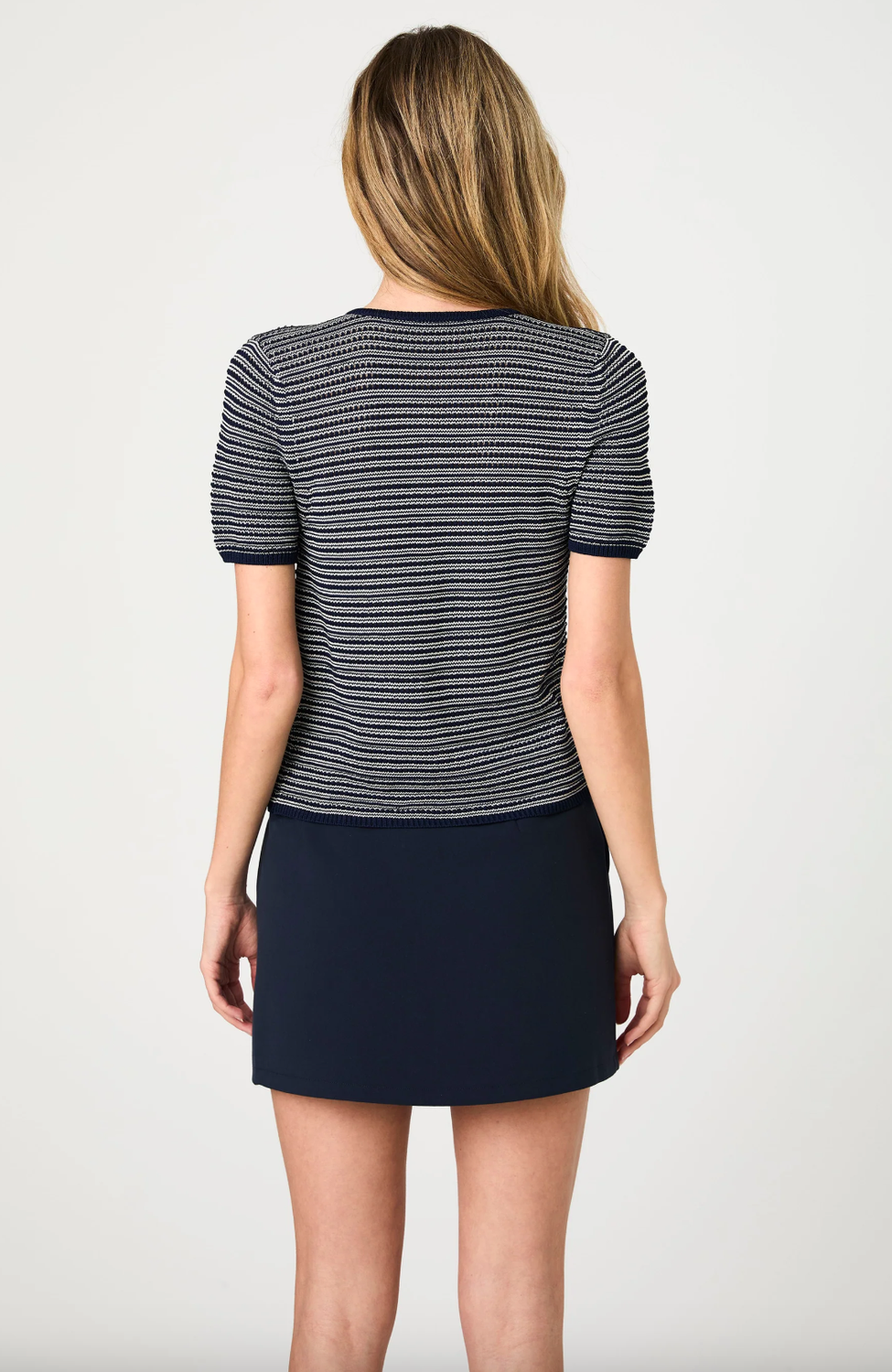 French Connection Zigzag Stripe Knit Cardigan