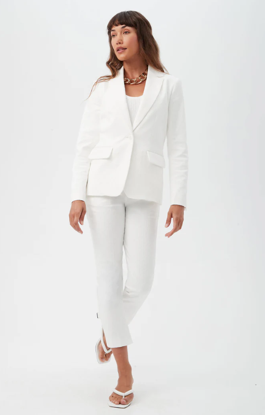 Trina Turk Pop Slim-Leg Stretch Pant