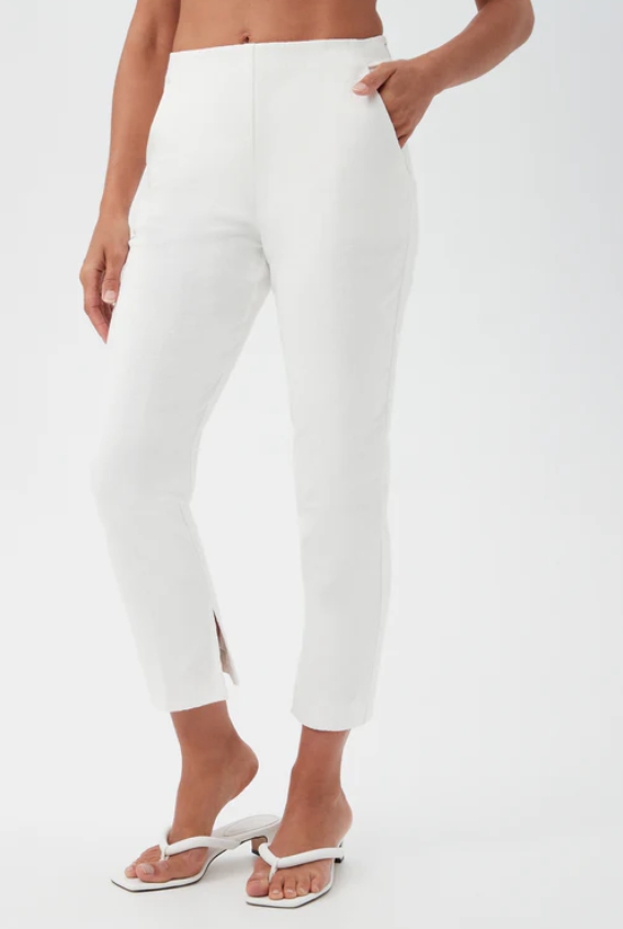 Trina Turk Pop Slim-Leg Stretch Pant