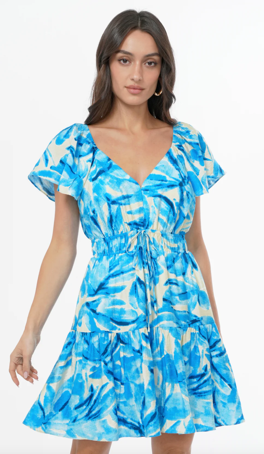 Greylin Loddy Ruffled Mini Dress
