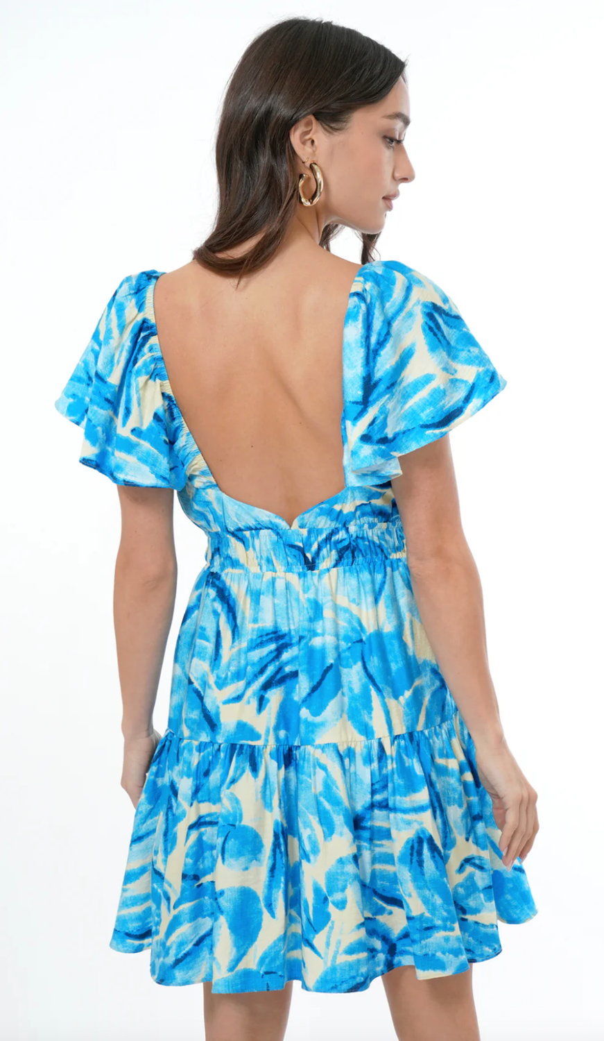 Greylin Loddy Ruffled Mini Dress