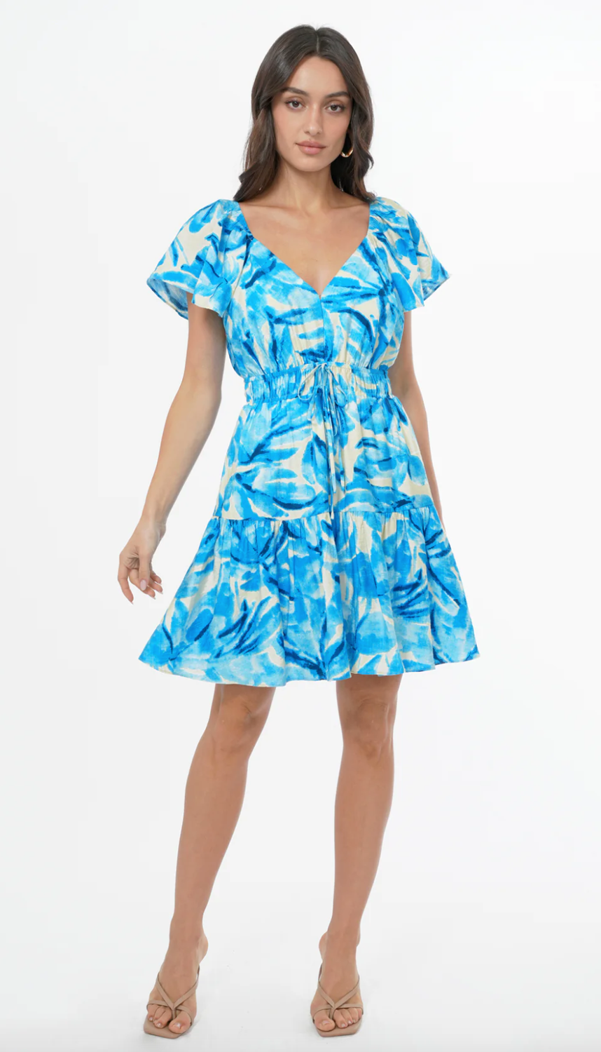Greylin Loddy Ruffled Mini Dress