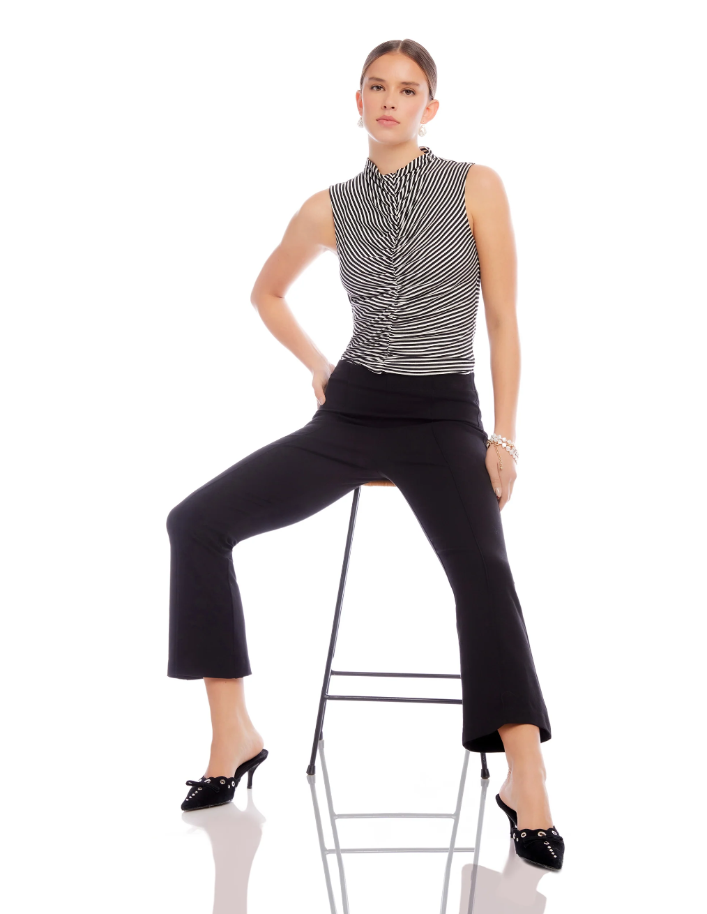 Fifteen Twenty Sigourney Pintuck Pants