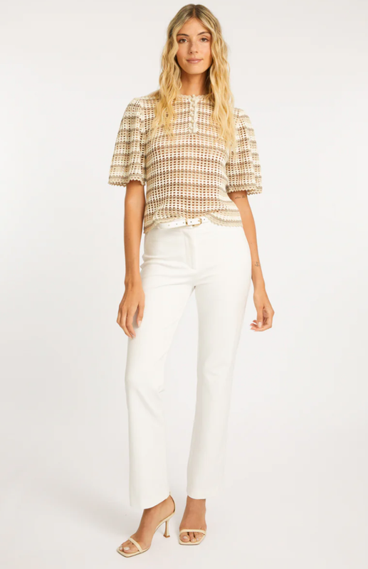 Caballero Avalon Ivory Pant