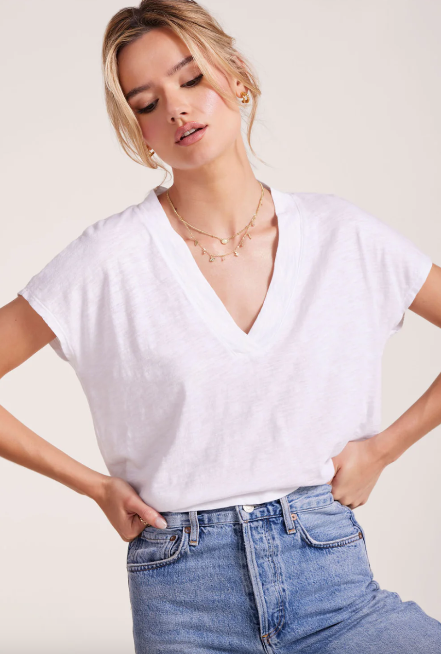 BOBI Dolman VNeck Tee