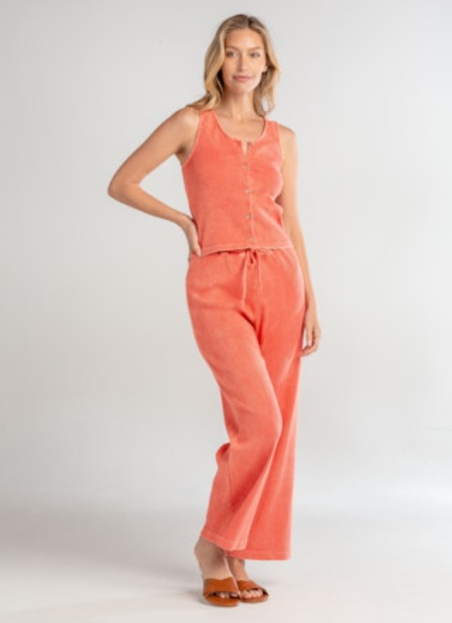 Red Haute Button Vest
