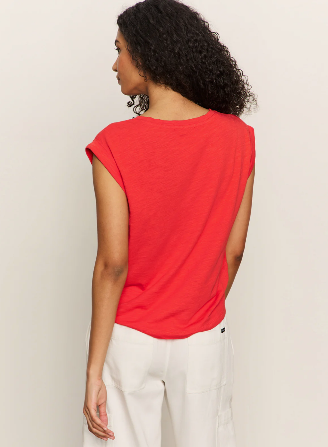 Sanctuary Knotted Muscle Tee Cayenne