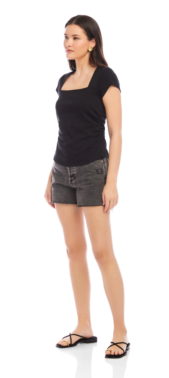 Fifteen Twenty Lorna Cap Sleeve Top