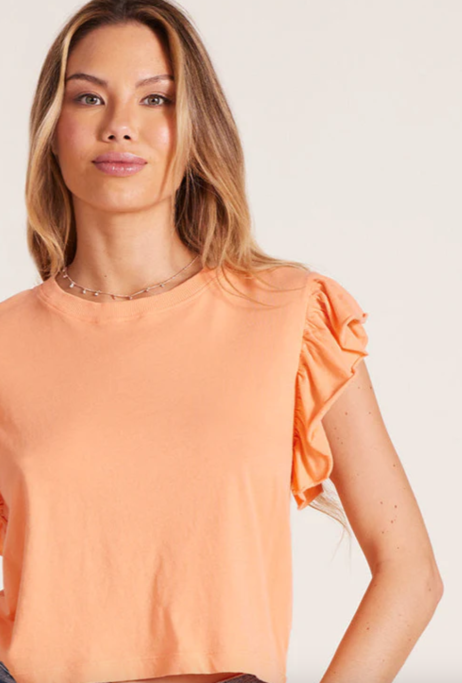 Bobi Flutter Sleeve Tee