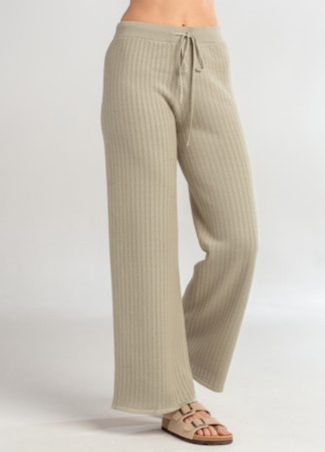 Red Haute Wide Leg Pant