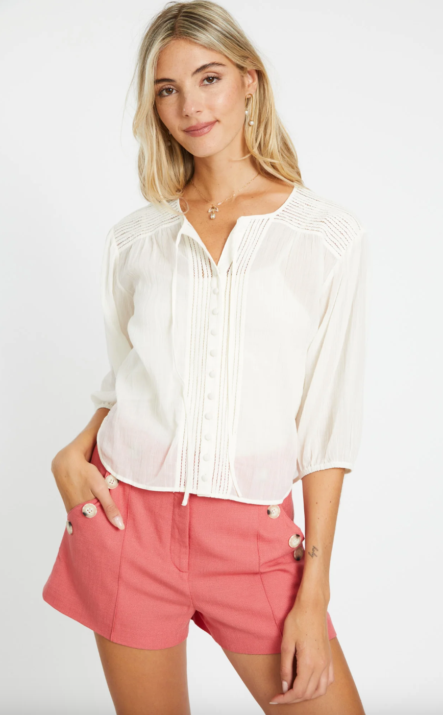 Caballero Esme Ivory Top