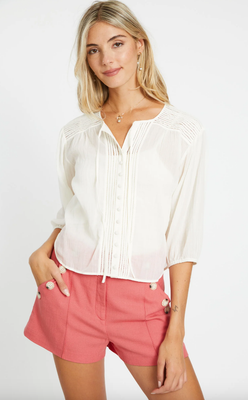 Caballero Esme Ivory Top