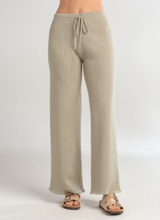 Red Haute Wide Leg Pant