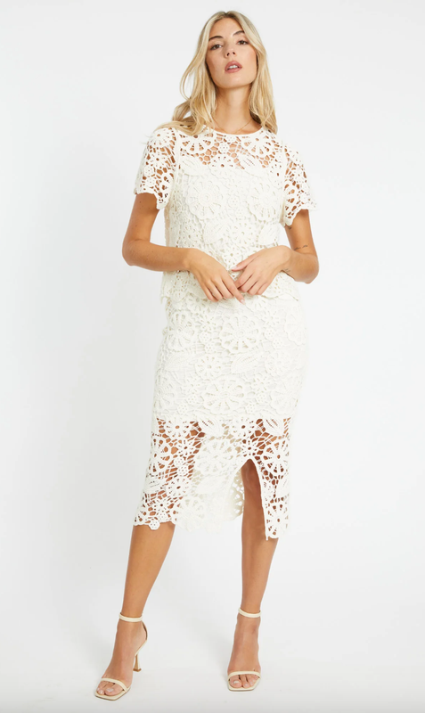 Caballero Daya Ivory Lace Skirt