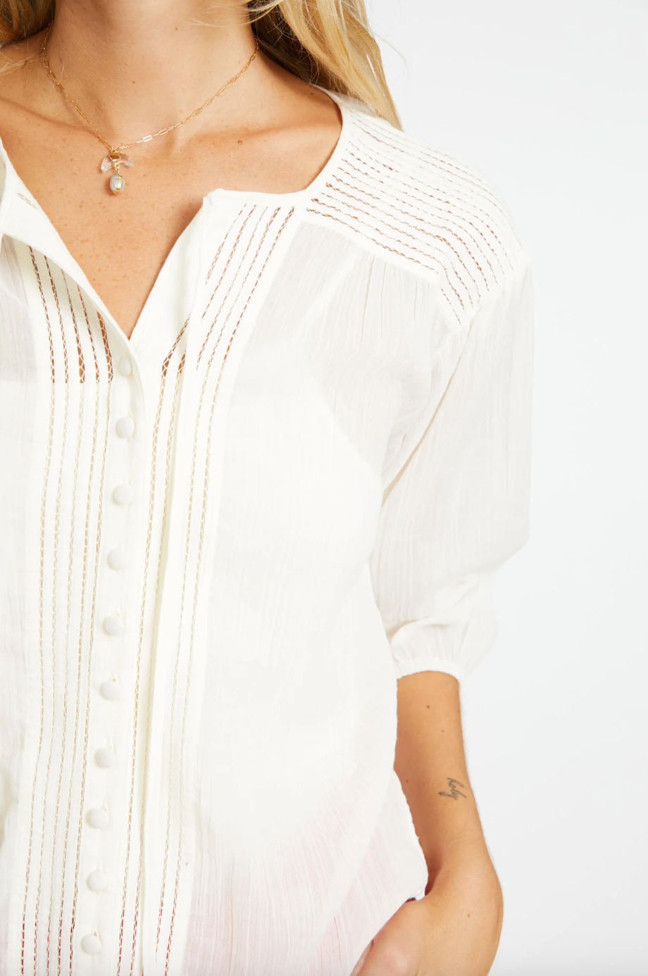 Caballero Esme Ivory Top