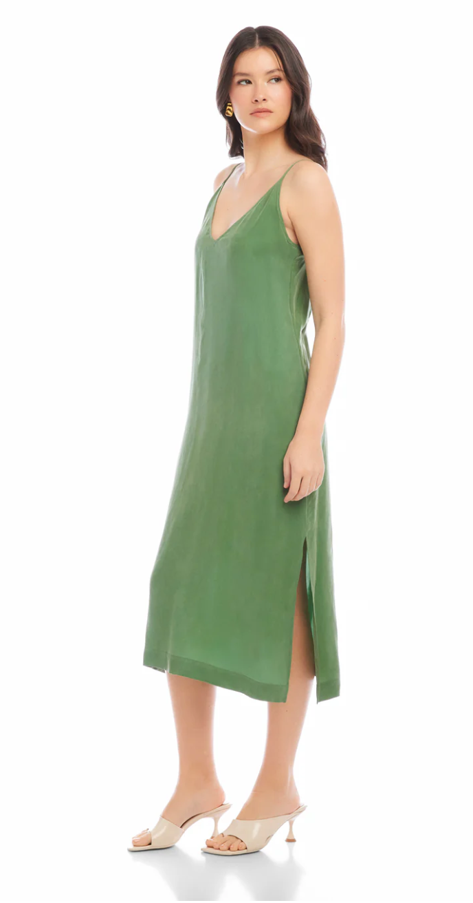Fifteen Twenty Jordyn Side-Slit Midi Dress