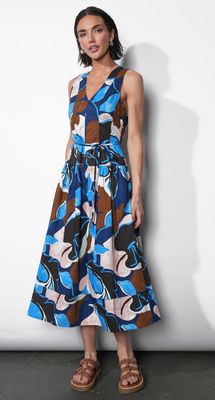 Greylin Abi Poplin Midi Dress