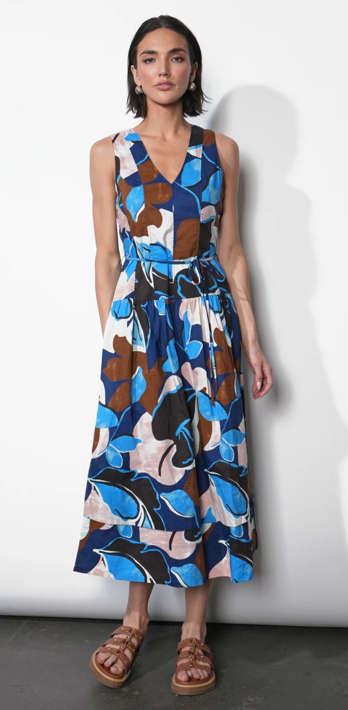 Greylin Abi Poplin Midi Dress