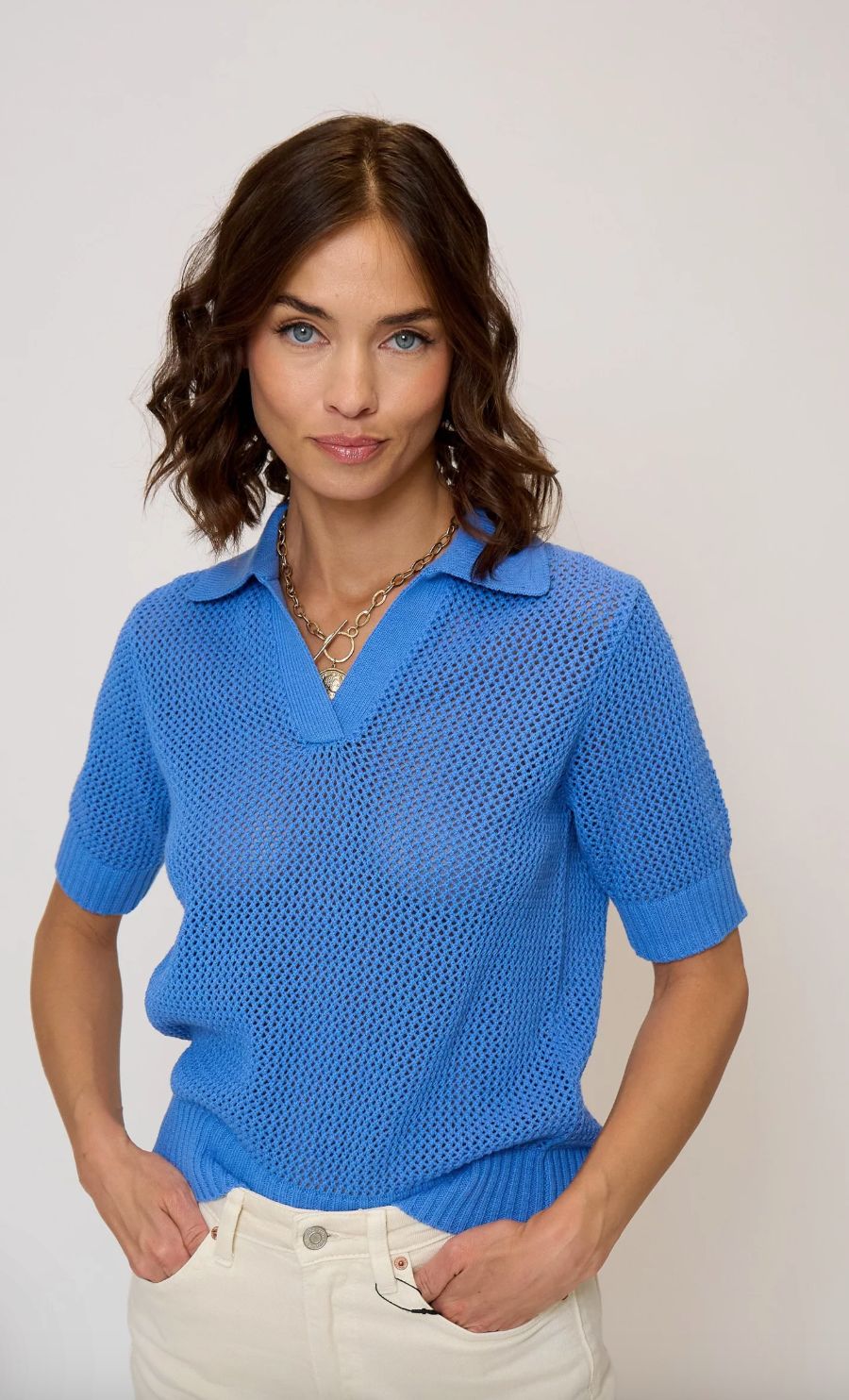 Central Park West Liana Fitted Polo