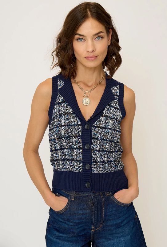 Central Park West Dylan Sleeveless Vest