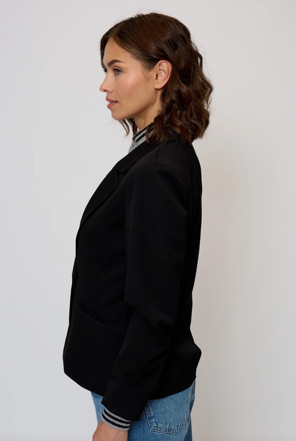 Central Park West Maribel Ponte Blazer With Dickey