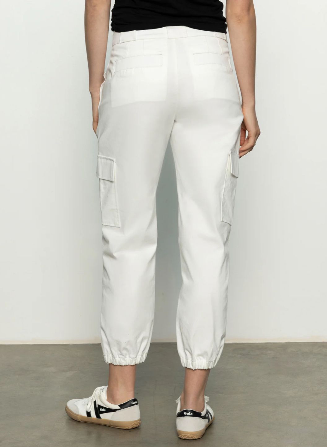 Sanctuary Take Over Jogger Mid-Rise Pant Bleached White