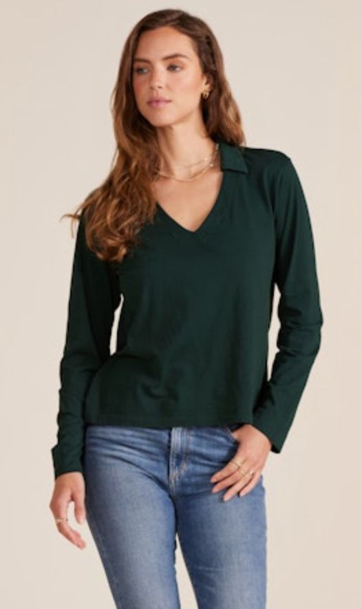 Bobi Long Sleeve Polo Tee