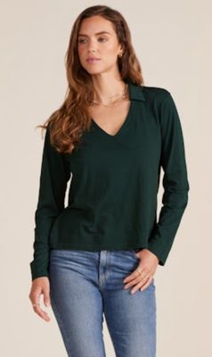 Bobi Long Sleeve Polo Tee