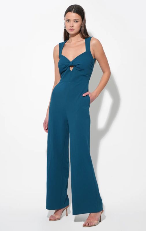 Adelyn Rae Frina Knit Sweetheart Jumpsuit