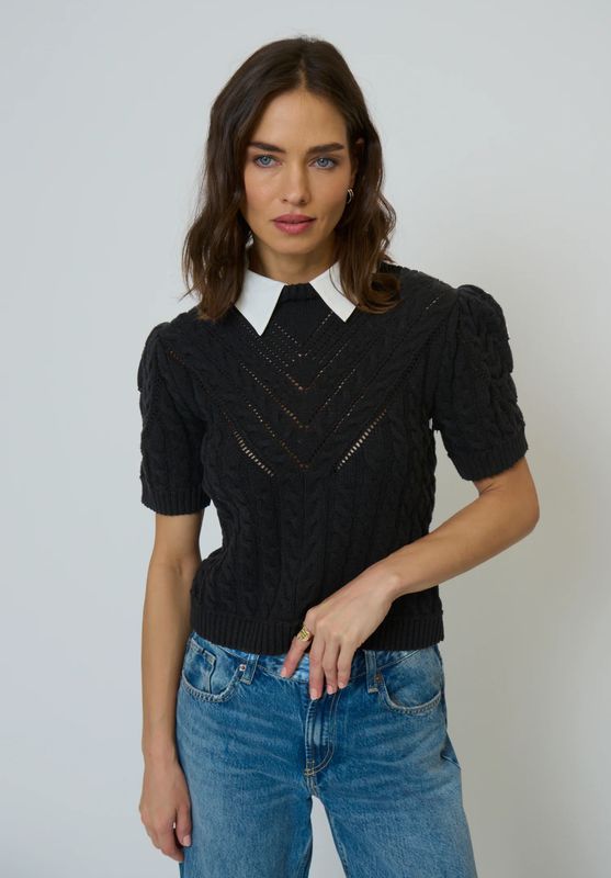 Central Park West Brooke Short Sleeve Twofer