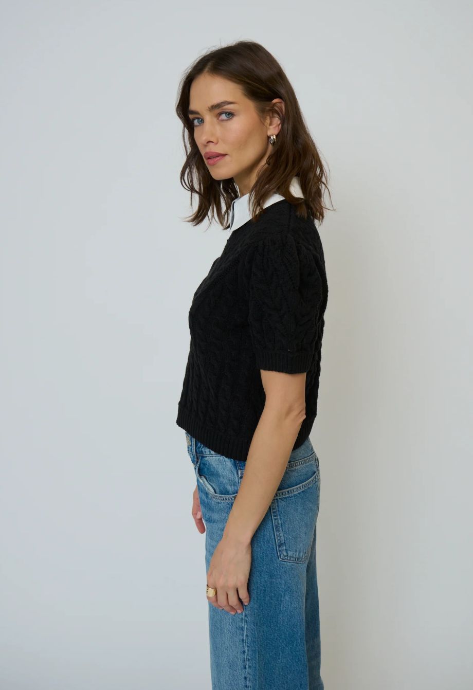 Central Park West Brooke Short Sleeve Twofer
