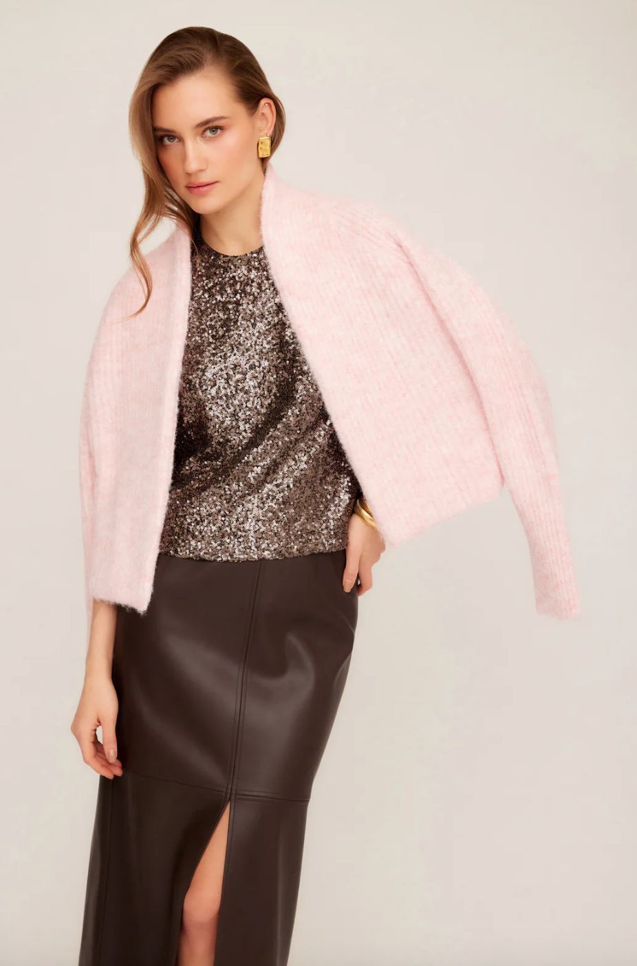 Fifteen Twenty Stacey Sequin Top