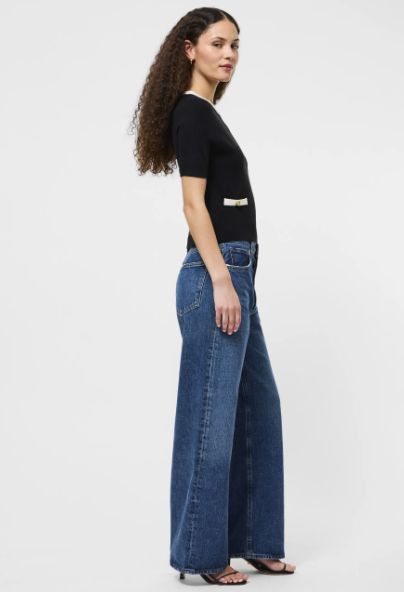 French Connection Babysoft Short Sleeve Top