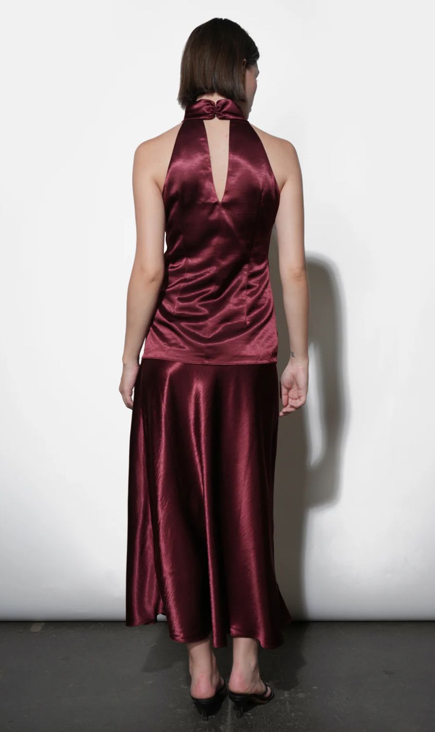 Greylin Paige Midi Slip Skirt