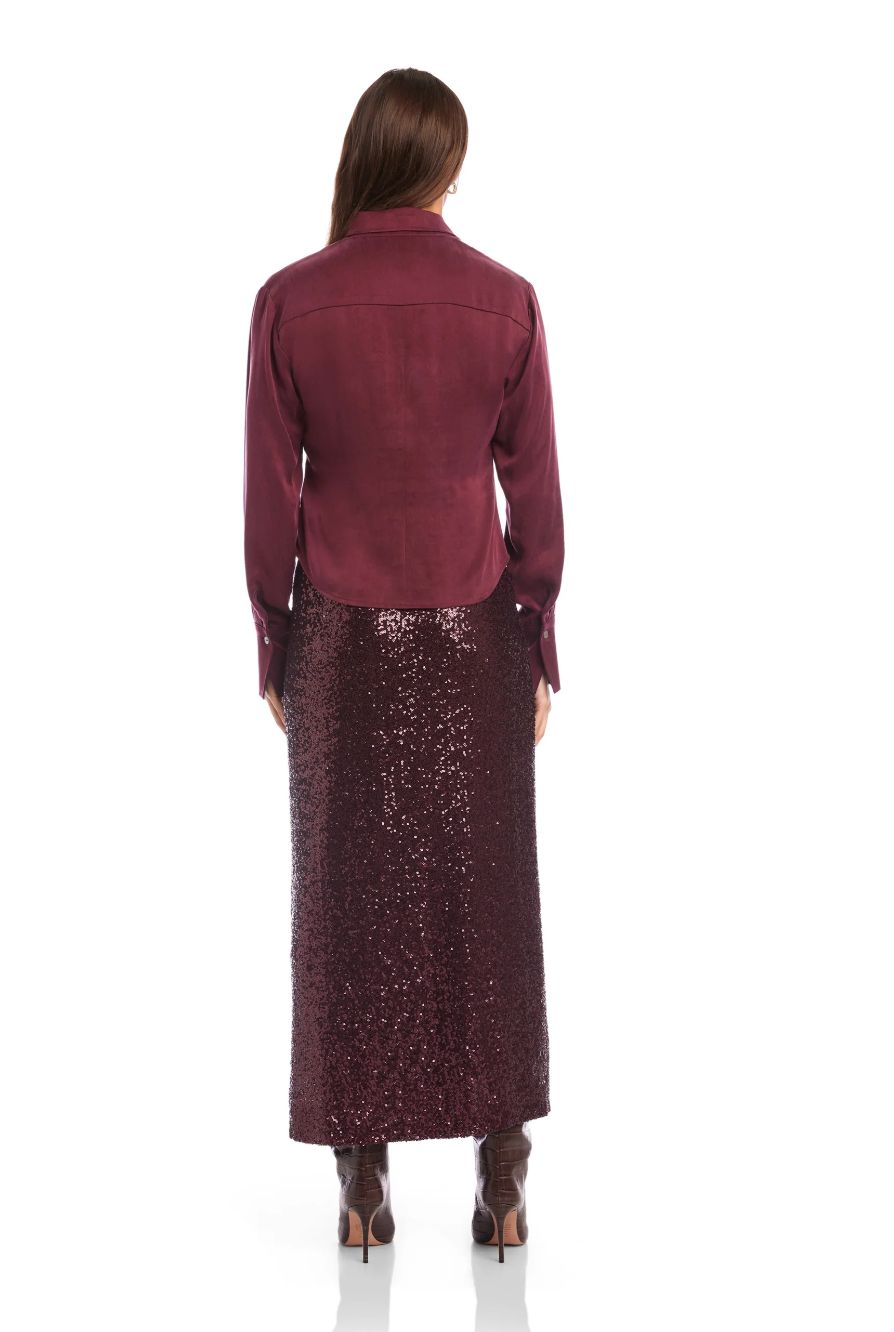 Fifteen Twenty Tawnie Side-Pleat Shirt