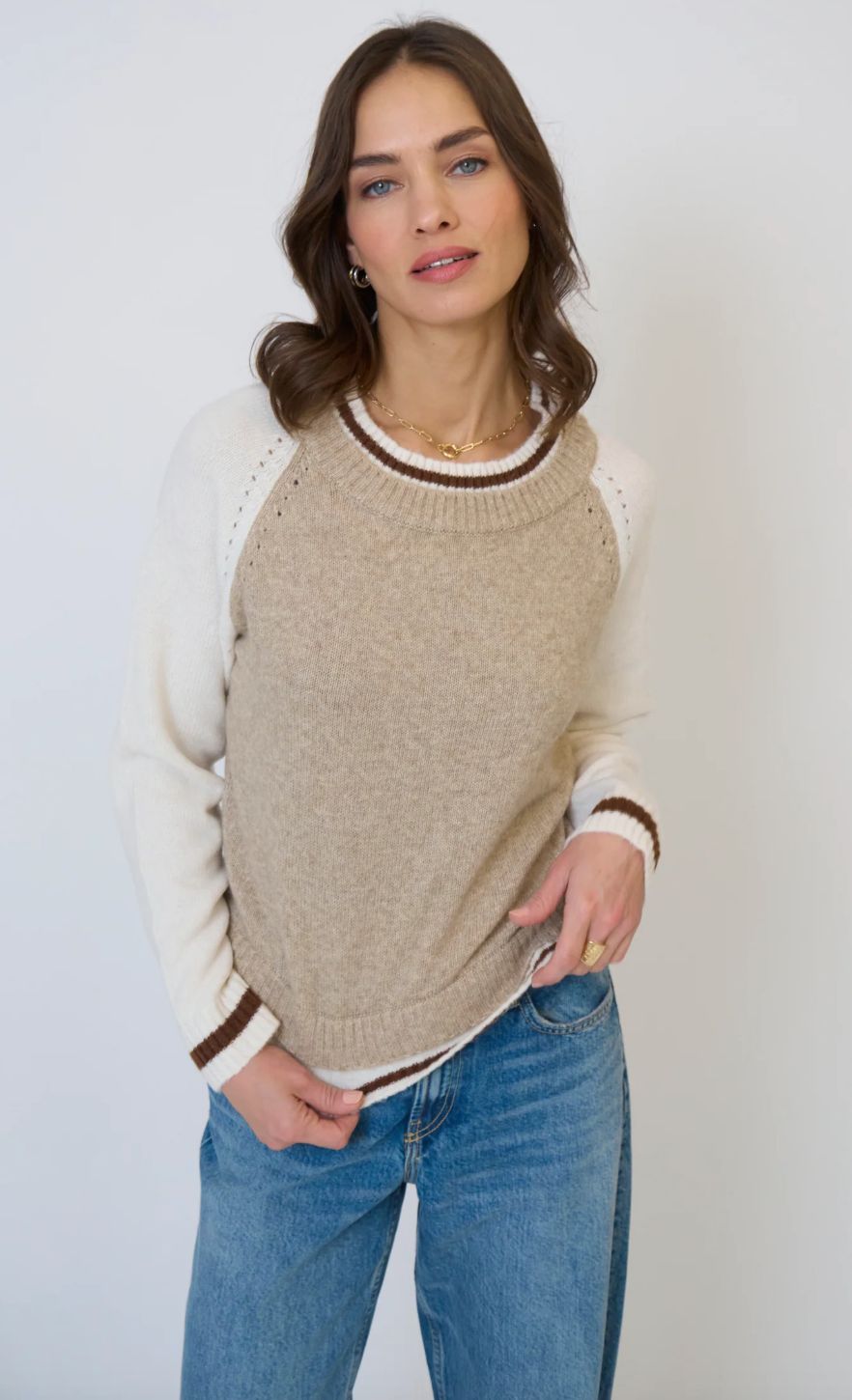 Central Park West - Olivia Baseball Sweater