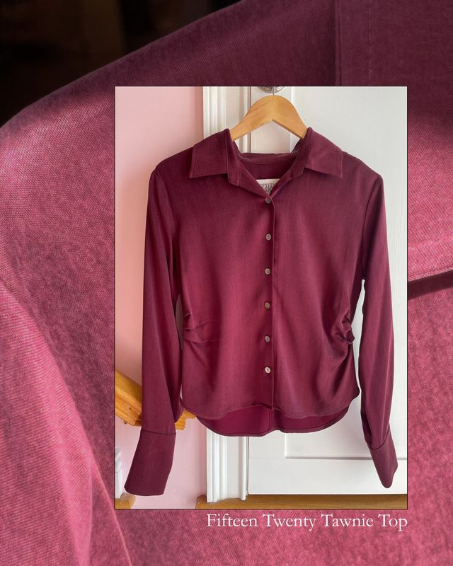 Fifteen Twenty Tawnie Side-Pleat Shirt