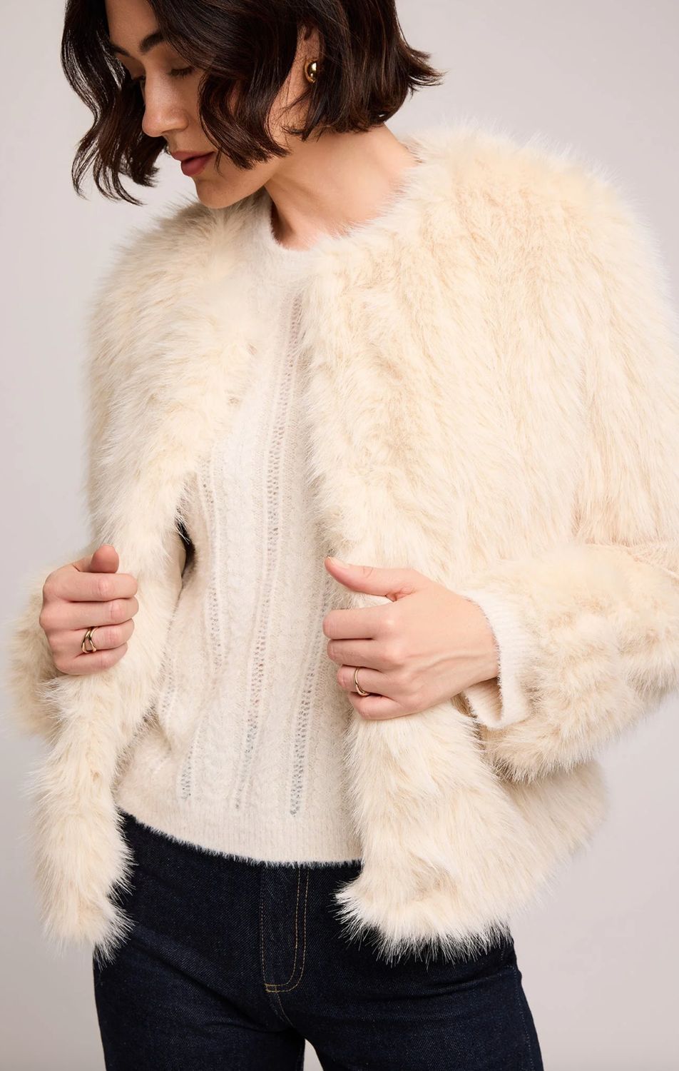 Gentle Fawn Uma Faux Fur Jacket